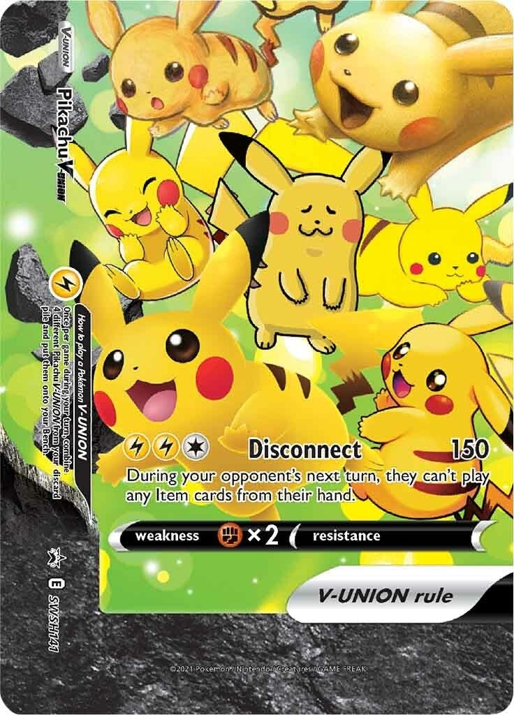 Pikachu V-Union - SWSH141 (SWSH141) (SWSH: Sword & Shield Promo Cards) (SWSD) Pokemon