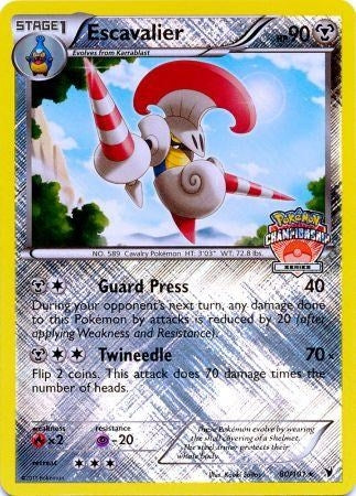 Image for Escavalier - 80/101 (Championship Series) (080/101) (League & Championship Cards) (PR) - Pokemon