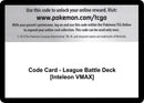 Image for Code Card - League Battle Deck [Inteleon VMAX] (Miscellaneous Cards & Products) (MCAP) - Pokemon