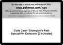 Image for Code Card - Champion's Path Special Pin Collection [Circhester] (Champion's Path) - Pokemon