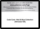 Image for Code Card - Red & Blue Collection [Venusaur EX] (Generations) (GEN) - Pokemon