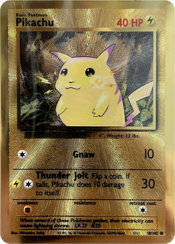 Image for Pikachu - 58/102 (Celebrations Metal Card) (058/102) (Miscellaneous Cards & Products) - Pokemon