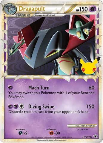 Dragapult (Prime) - SWSH132 (SWSH132) (Jumbo Cards) (PR) Pokemon
