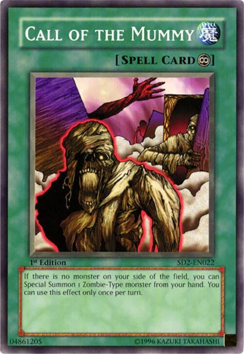 Call of the Mummy (SD2-EN022) (Structure Deck: Zombie Madness) YuGiOh