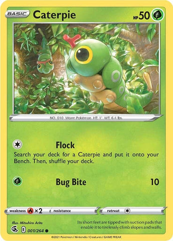Image for Caterpie (001/264) (SWSH08: Fusion Strike) - Pokemon