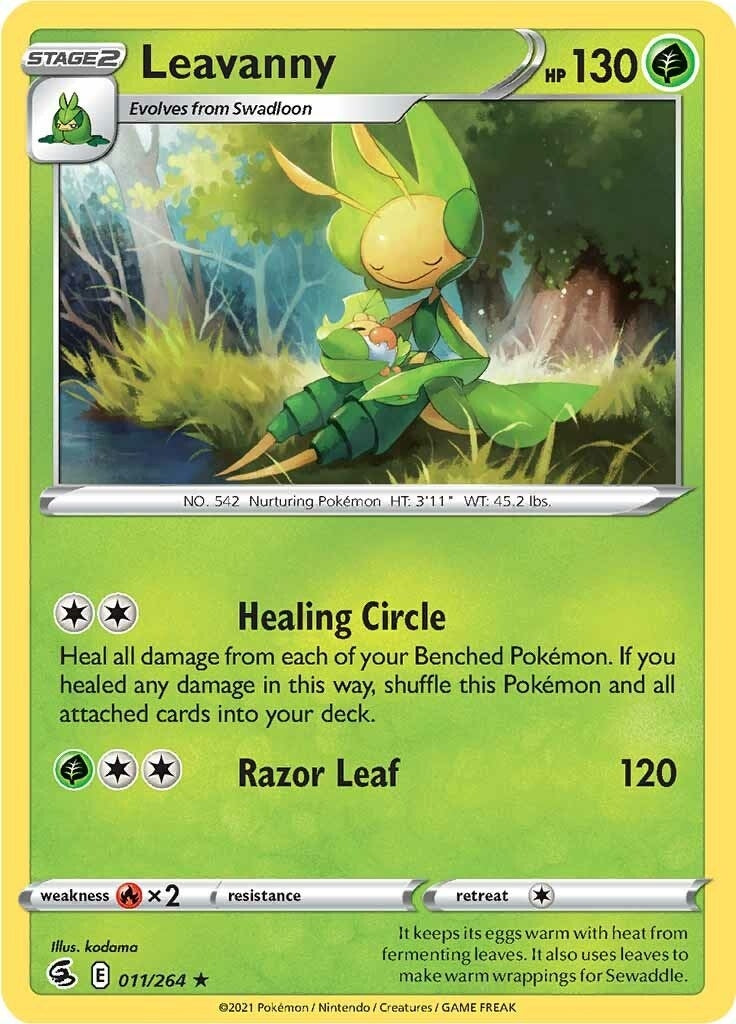 Image for Leavanny (011/264) (SWSH08: Fusion Strike) - Pokemon