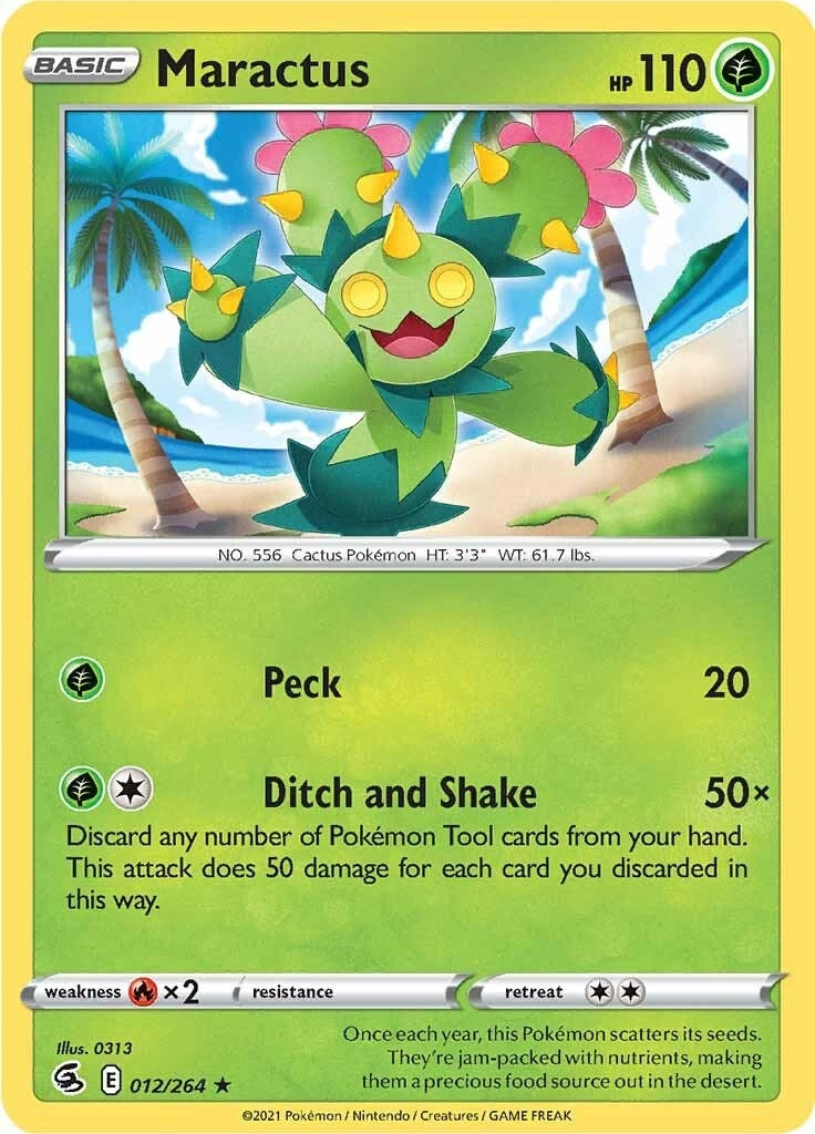 Image for Maractus (012/264) (SWSH08: Fusion Strike) - Pokemon