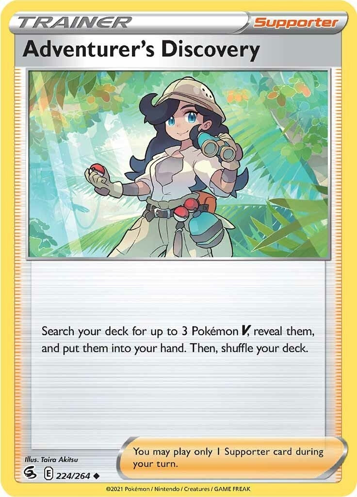 Image for Adventurer's Discovery (224/264) (SWSH08: Fusion Strike) - Pokemon