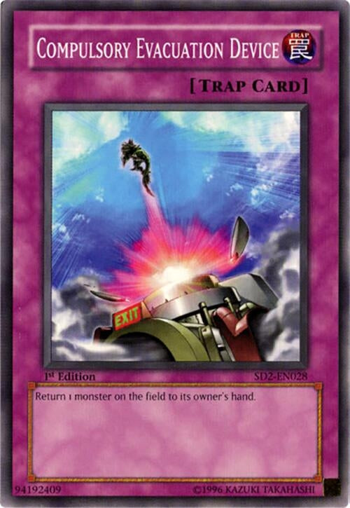 Compulsory Evacuation Device (SD2-EN028) (Structure Deck: Zombie Madness) YuGiOh