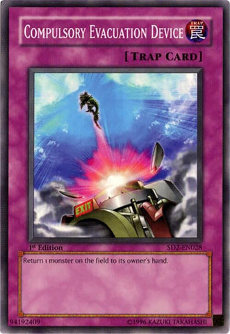 Compulsory Evacuation Device (SD2-EN028) (Structure Deck: Zombie Madness) YuGiOh