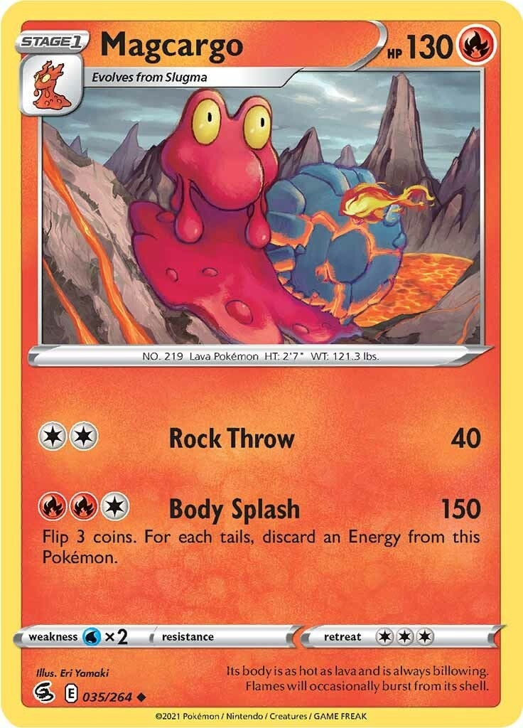 Image for Magcargo (035/264) (SWSH08: Fusion Strike) - Pokemon