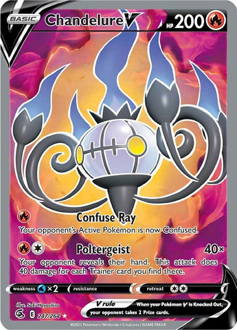 Image for Chandelure V (Full Art) (247/264) (SWSH08: Fusion Strike) - Pokemon