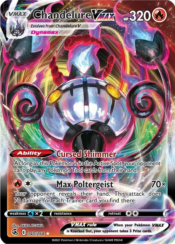 Image for Chandelure VMAX (040/264) (SWSH08: Fusion Strike) - Pokemon
