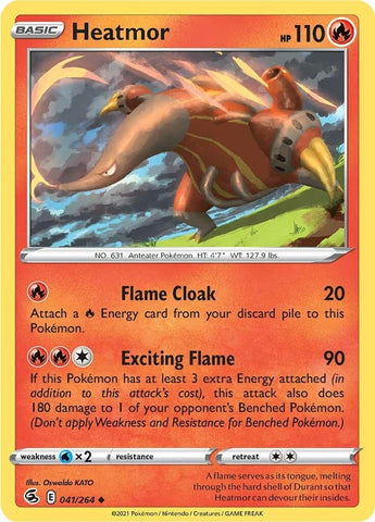 Image for Heatmor (041/264) (SWSH08: Fusion Strike) - Pokemon