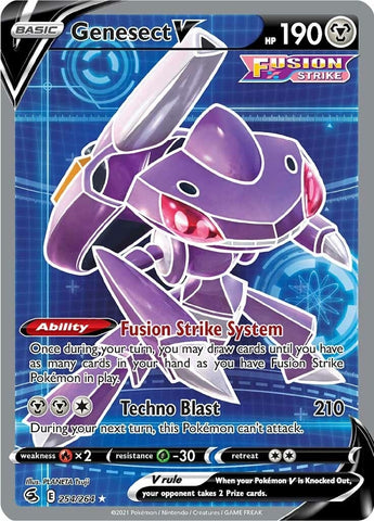 Image for Genesect V (Full Art) (254/264) (SWSH08: Fusion Strike) - Pokemon
