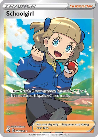 Image for Schoolgirl (Full Art) (262/264) (SWSH08: Fusion Strike) - Pokemon