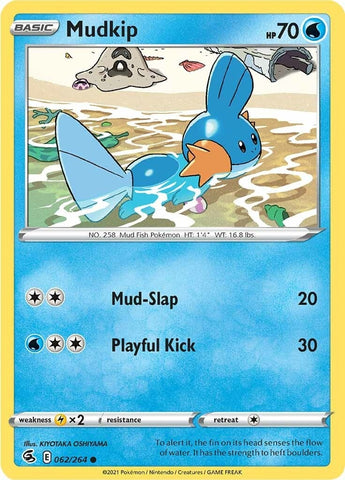 Image for Mudkip (062/264) (SWSH08: Fusion Strike) - Pokemon