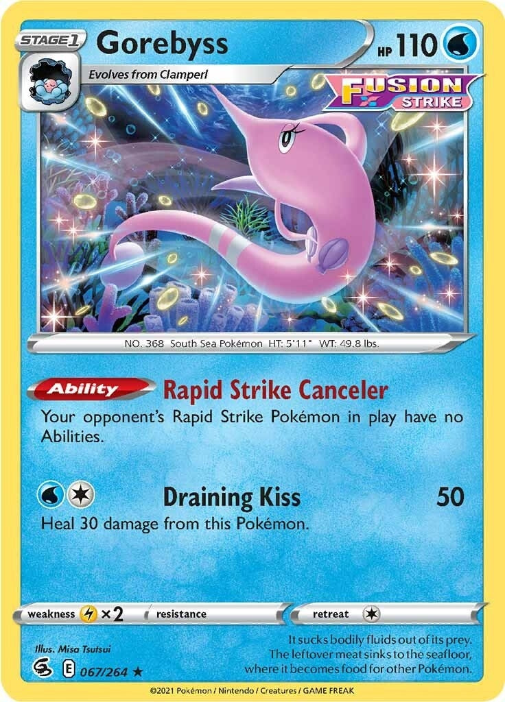 Image for Gorebyss (067/264) (SWSH08: Fusion Strike) - Pokemon