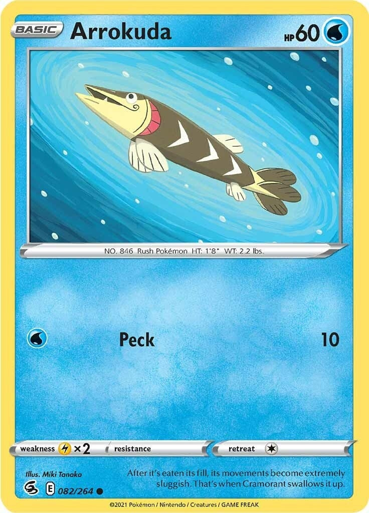 Image for Arrokuda (082/264) (SWSH08: Fusion Strike) - Pokemon