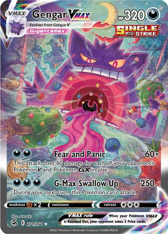 Image for Gengar VMAX (Alternate Art Secret) (271/264) (SWSH08: Fusion Strike) - Pokemon
