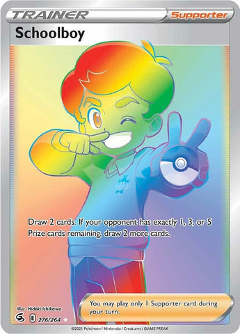 Image for Schoolboy (Secret) (276/264) (SWSH08: Fusion Strike) - Pokemon