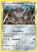 Image for Galarian Perrserker (181/264) (SWSH08: Fusion Strike) - Pokemon