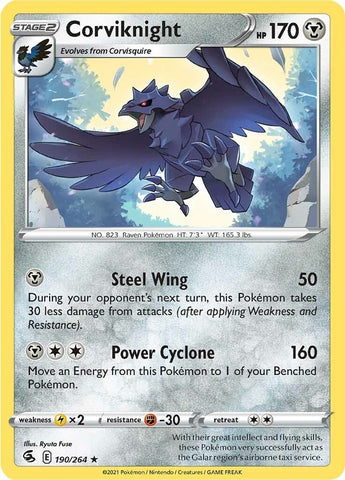 Image for Corviknight (190/264) (SWSH08: Fusion Strike) - Pokemon