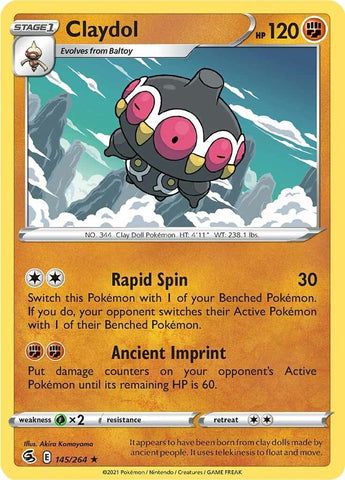Image for Claydol (145/264) (SWSH08: Fusion Strike) - Pokemon