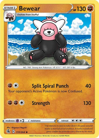 Image for Bewear (151/264) (SWSH08: Fusion Strike) - Pokemon