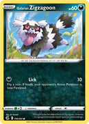 Image for Galarian Zigzagoon (159/264) (SWSH08: Fusion Strike) - Pokemon