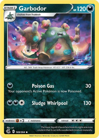 Image for Garbodor (169/264) (SWSH08: Fusion Strike) - Pokemon