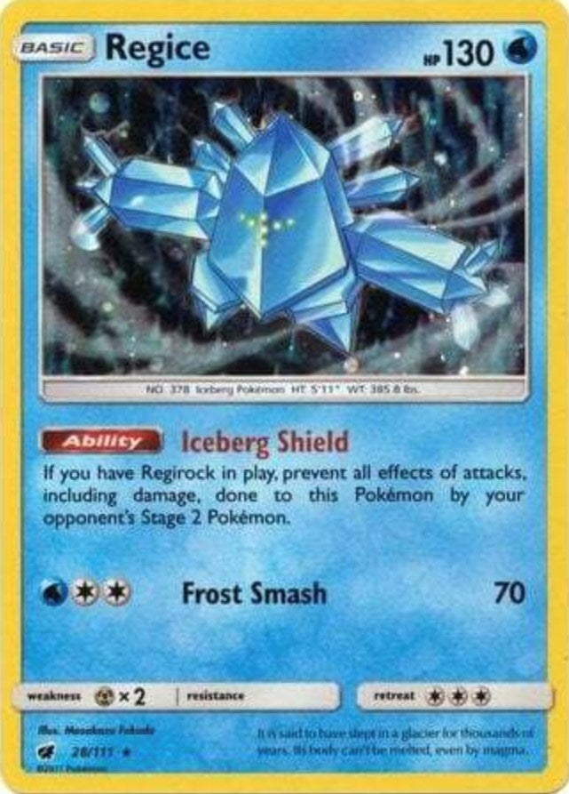 Image for Regice - 28/111 (Cosmos Holo) (28/111) (SM Promos) (SMP) - Pokemon