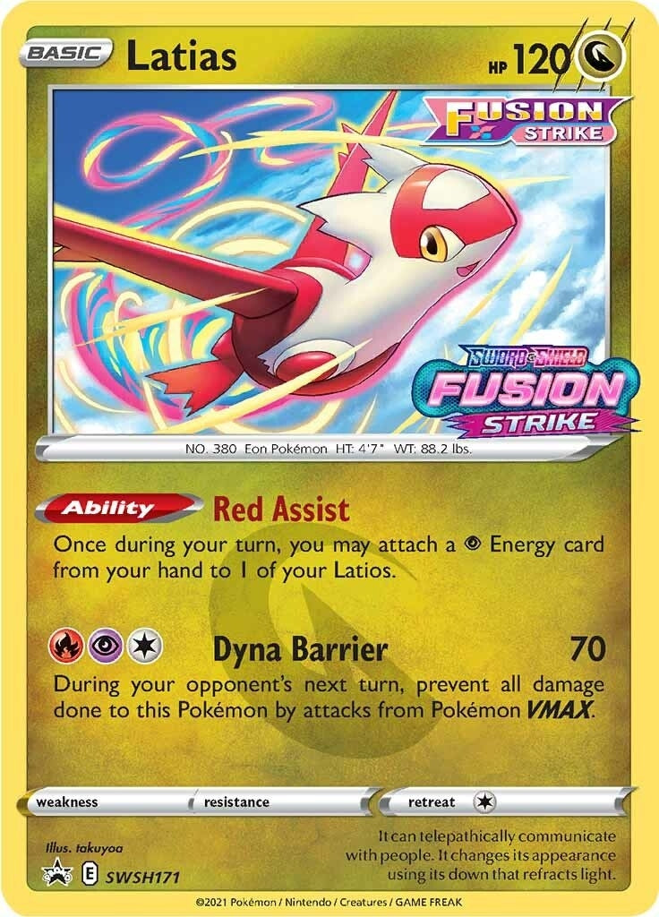 Image for Latias - SWSH171 (Prerelease) (SWSH171) (SWSH: Sword & Shield Promo Cards) (SWSD) - Pokemon
