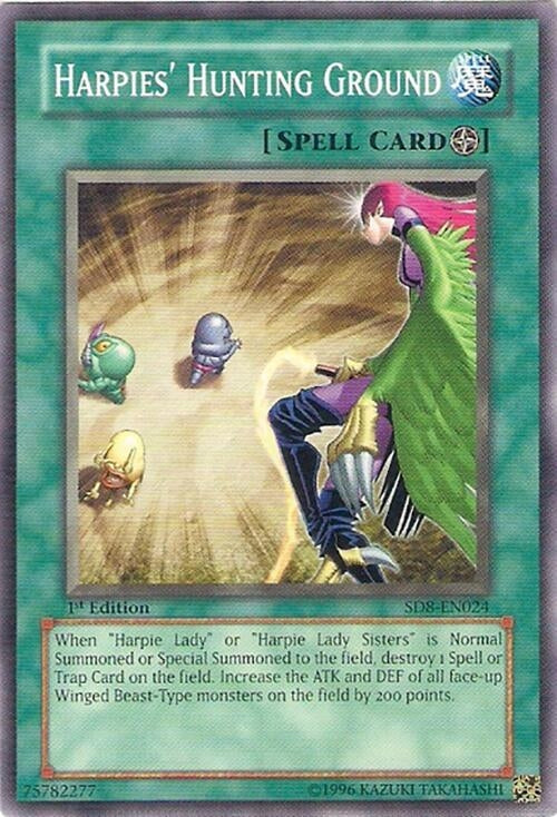 Harpies' Hunting Ground (SD8-EN024) (Structure Deck: Lord of the Storm) YuGiOh