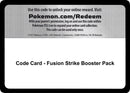 Image for Code Card - Fusion Strike Booster Pack (SWSH08: Fusion Strike) - Pokemon