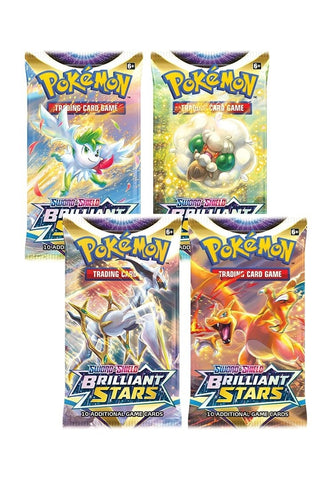 Image for Brilliant Stars Booster Pack Art Bundle [Set of 4] - Pokemon