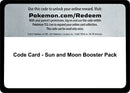 Image for Code Card - Sun and Moon Booster Pack (SM Base Set) (SM01) - Pokemon
