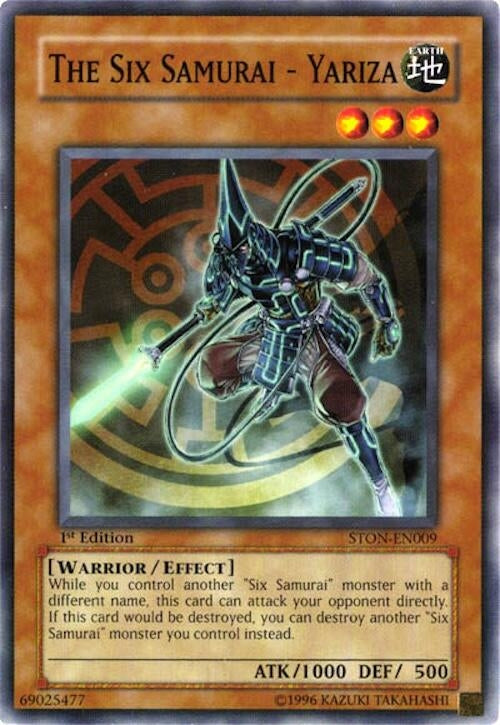 The Six Samurai - Yariza (STON-EN009) (Strike of Neos) YuGiOh