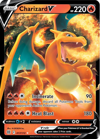 Image for Charizard V (017/172) (SWSH09: Brilliant Stars) - Pokemon