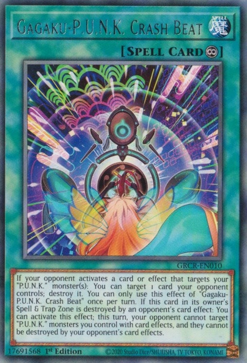 Gagaku-P.U.N.K. Crash Beat (GRCR-EN010) (The Grand Creators) YuGiOh