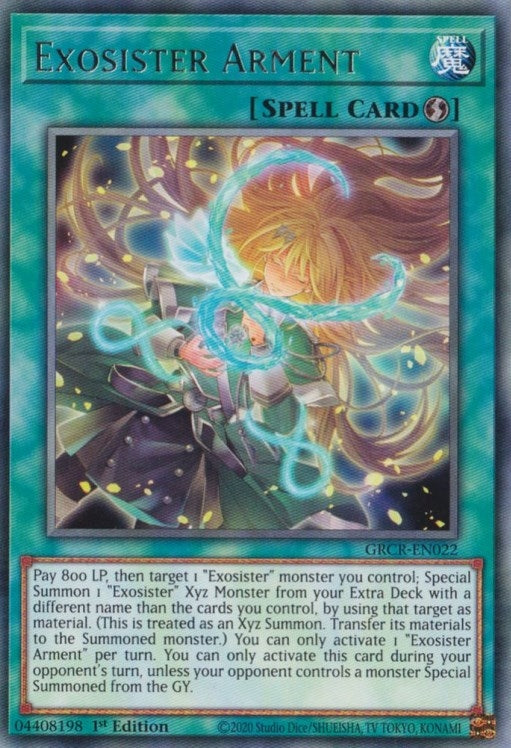 Exosister Arment (GRCR-EN022) (The Grand Creators) YuGiOh