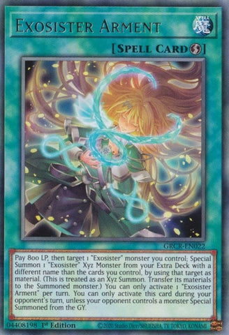 Exosister Arment (GRCR-EN022) (The Grand Creators) YuGiOh