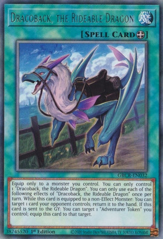 Dracoback, the Rideable Dragon (GRCR-EN032) (The Grand Creators) YuGiOh
