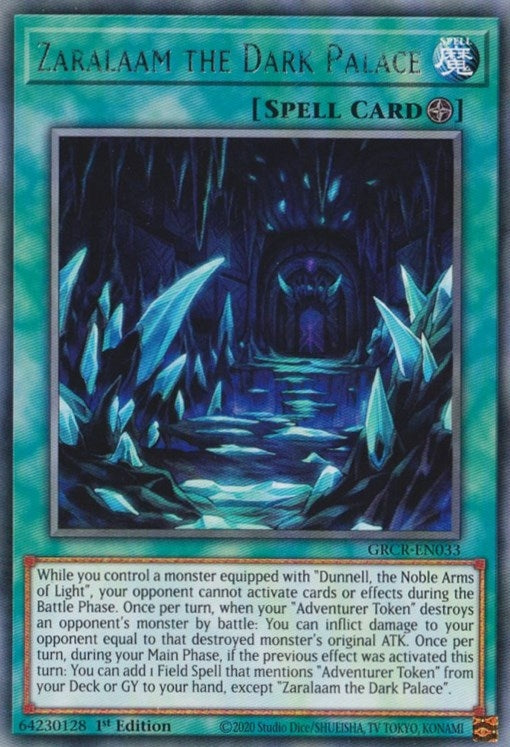 Zaralaam the Dark Palace (GRCR-EN033) (The Grand Creators) YuGiOh