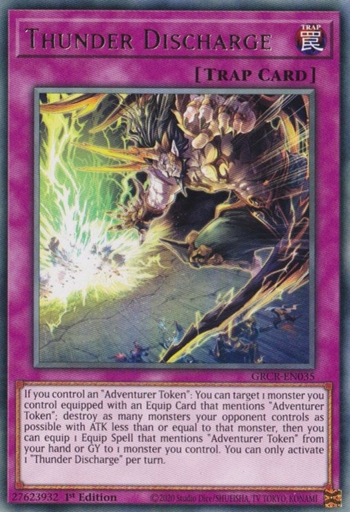 Thunder Discharge (GRCR-EN035) (The Grand Creators) YuGiOh