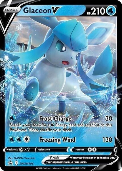 Image for Glaceon V - SWSH196 (SWSH196) (SWSH: Sword & Shield Promo Cards) (SWSD) - Pokemon