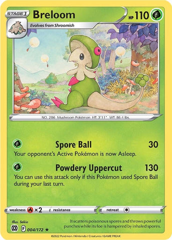 Image for Breloom (004/172) (SWSH09: Brilliant Stars) - Pokemon