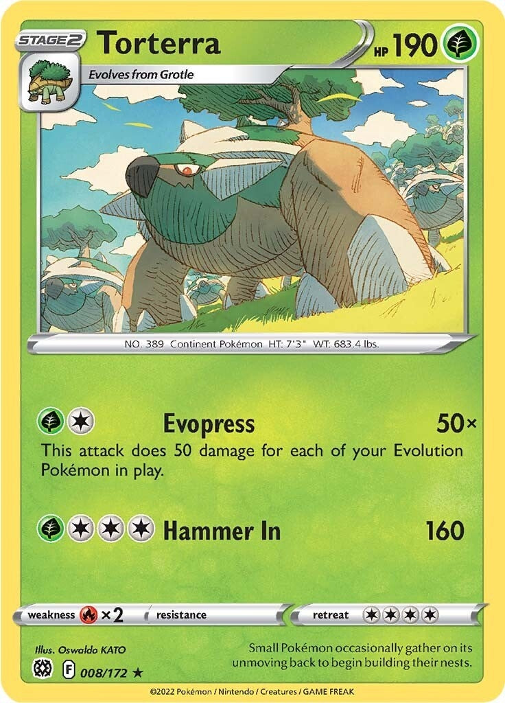 Image for Torterra (008/172) (SWSH09: Brilliant Stars) - Pokemon