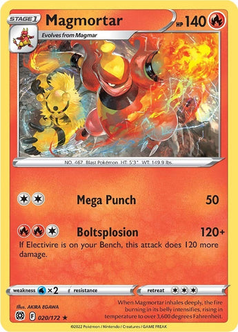 Image for Magmortar (020/172) (SWSH09: Brilliant Stars) - Pokemon