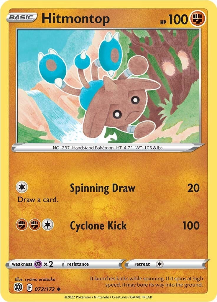 Image for Hitmontop (072/172) (SWSH09: Brilliant Stars) - Pokemon